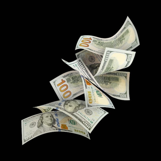 Modello PNG gratuito in dollari