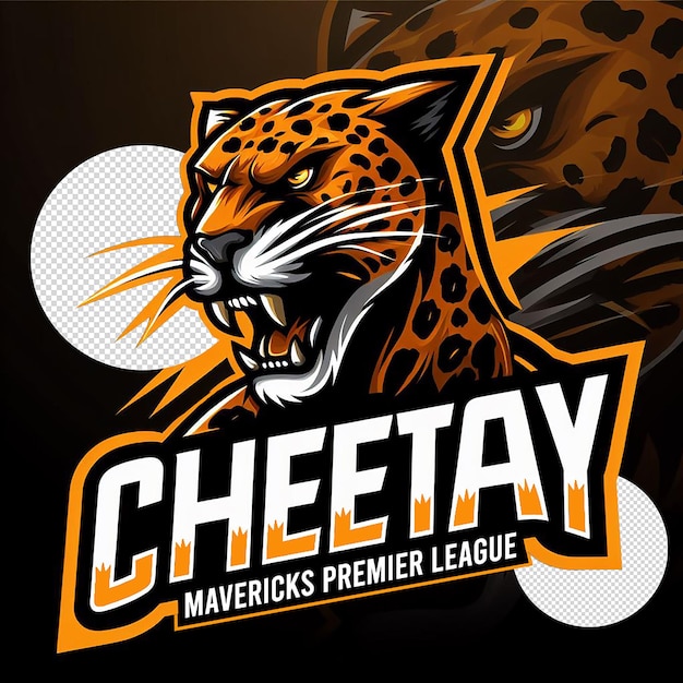 Modello PSD del logo Cheetah