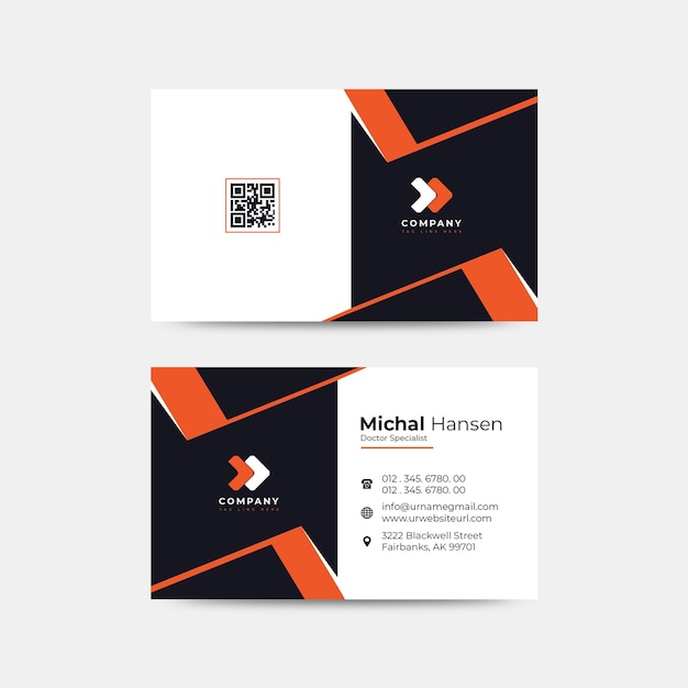 Modello psd di design professionale per biglietti da visita aziendali Creato solo per freepik