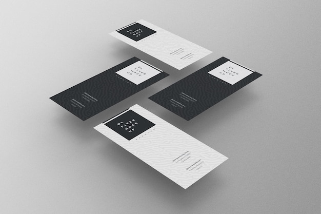 Modello psd mockup volantino DL