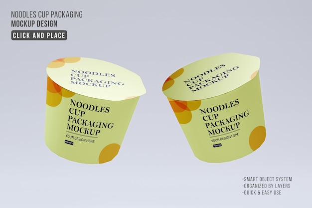 Modellverpackung für Nudelnbecher