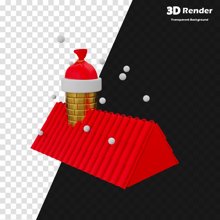 PSD un modelo 3d de 3d con un lego rojo