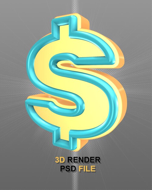 Modelo en 3D de un cartel de números en 3D