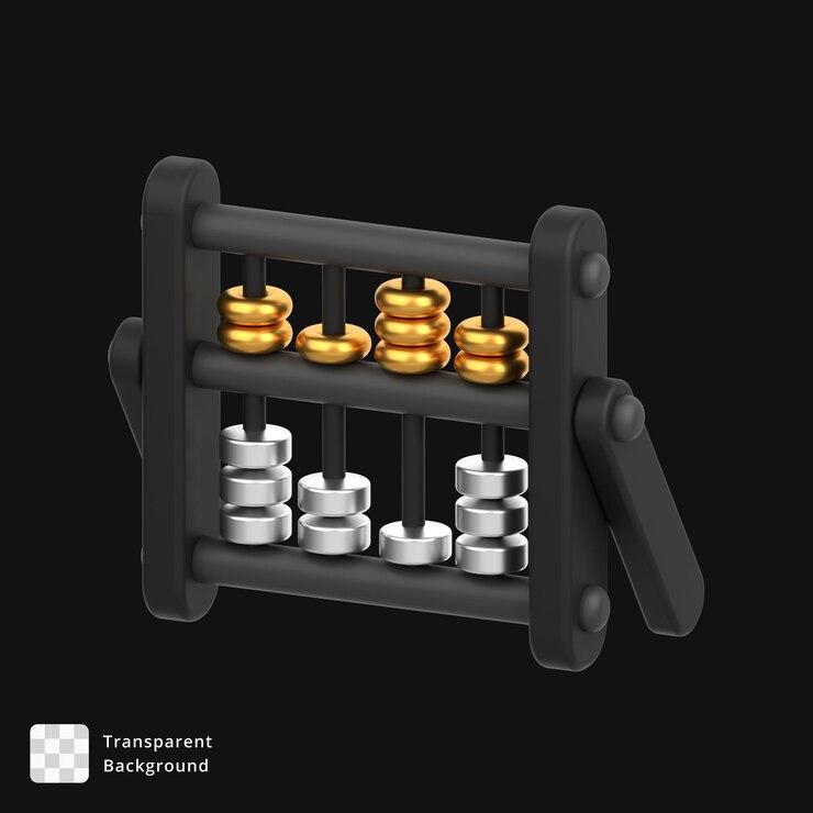 PSD modelo 3d de ábaco