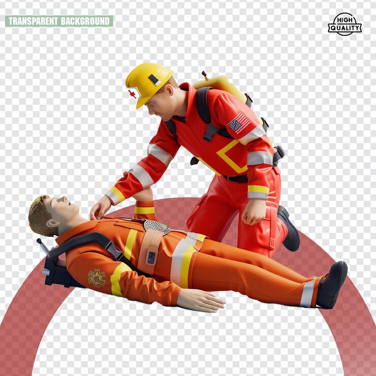 PSD modelo 3d de bombeiro no estilo eve ventrue