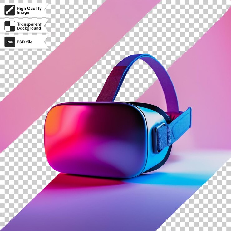 PSD un modelo 3d de unas gafas de realidad virtual