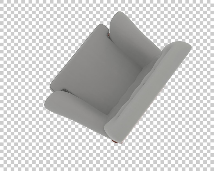 PSD modelo 3d de sillón gris