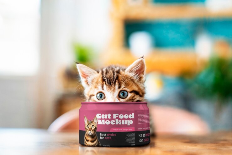 PSD modelo de alimento saludable para gatos