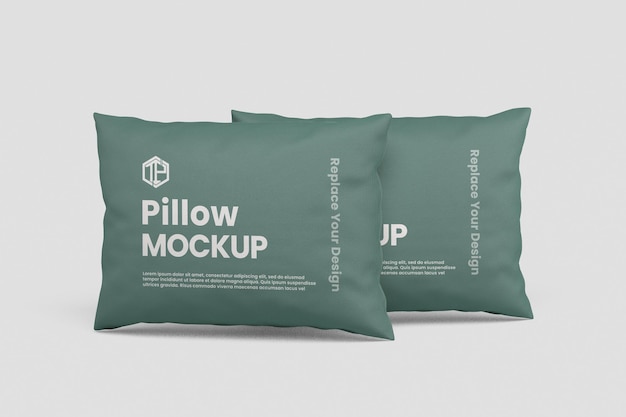 El modelo de almohada de cama suave de PSD.