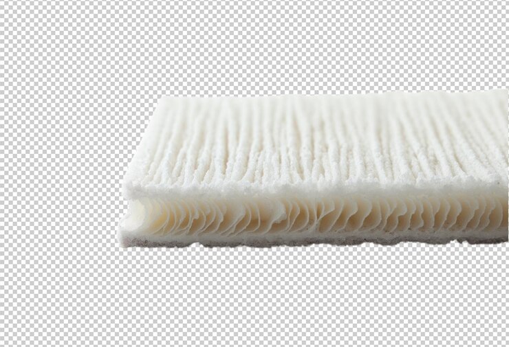 PSD modelo arquitetônico branco com superfície texturizada png