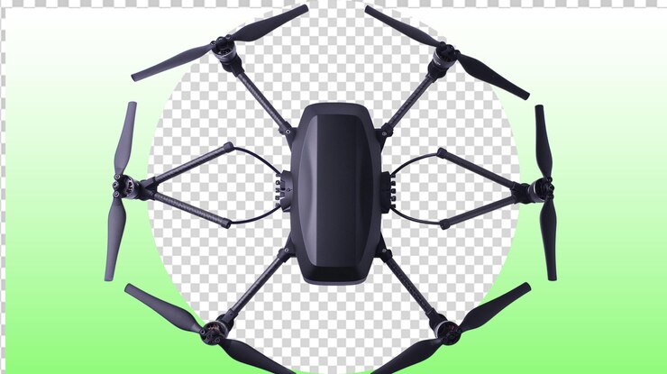 PSD el modelo de avión no tripulado (psd)