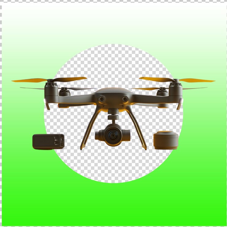 PSD el modelo de avión no tripulado (psd)