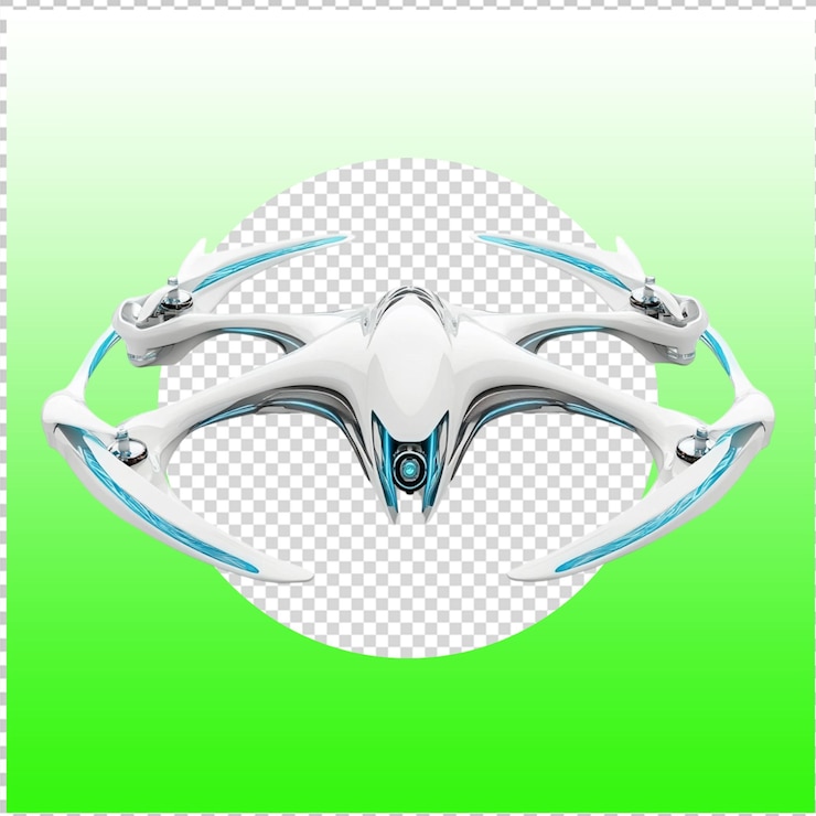 PSD el modelo de avión no tripulado (psd)