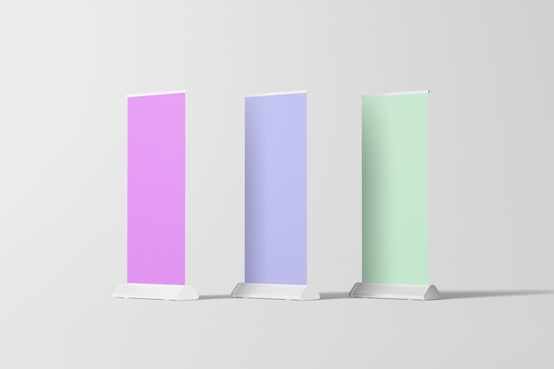 Modelo de banner enrollable