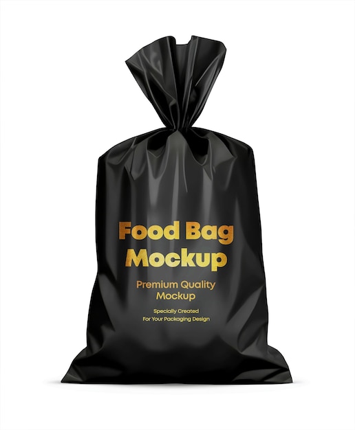 Modelo de bolsa de alimentos