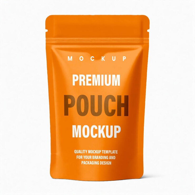 PSD modelo de bolsa brillante