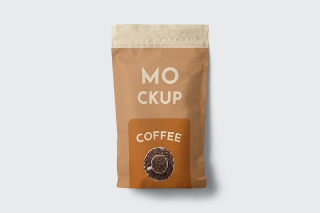 Modelo de bolsa de café