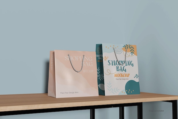 Modelo de bolsa de compras