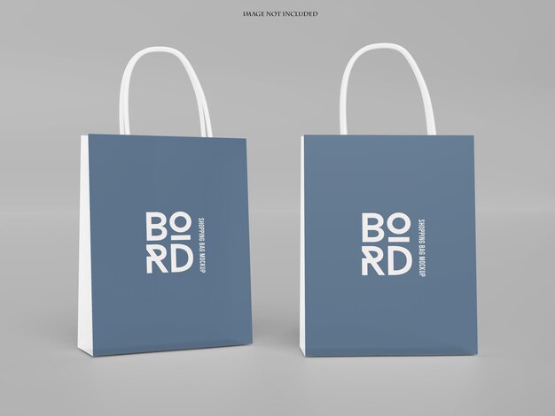 PSD modelo de bolsa de compras