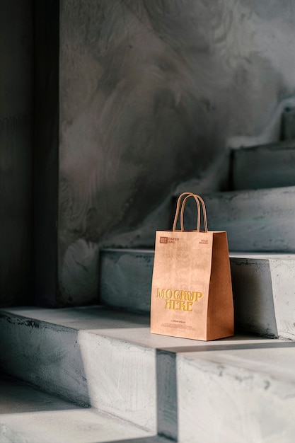 Modelo de bolsa de papel