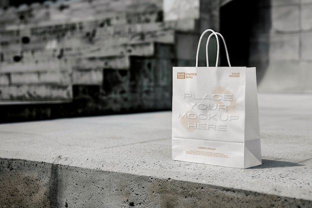 Modelo de bolsa de papel