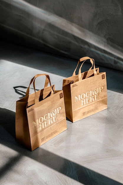 Modelo de bolsa de papel