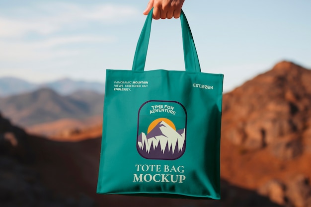 Modelo de bolsa de tela
