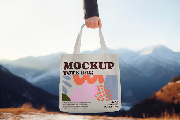 Modelo de bolsa de tela