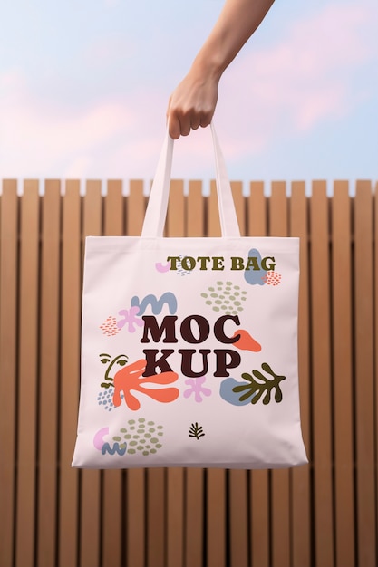 Modelo de bolsa de tela