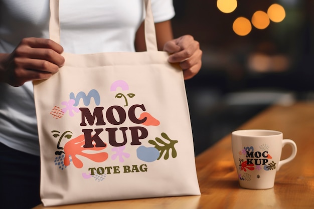 Modelo de bolsa de tela