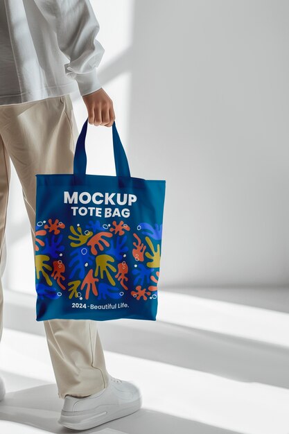 Modelo de bolsa de tela