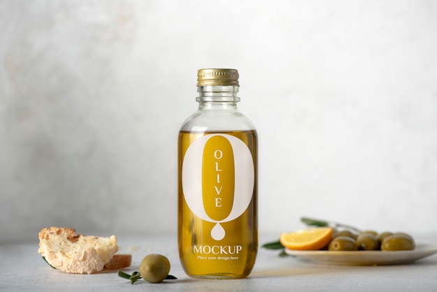 Modelo de botella de aceite de oliva