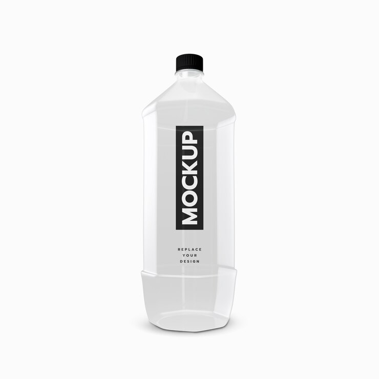 PSD modelo de botella de agua