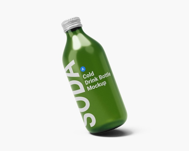 modelo de botella de bebida fría