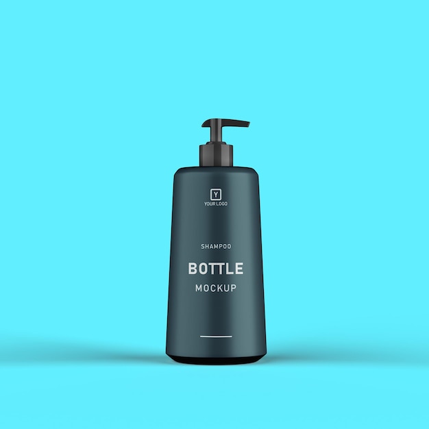 Modelo de botella de champú