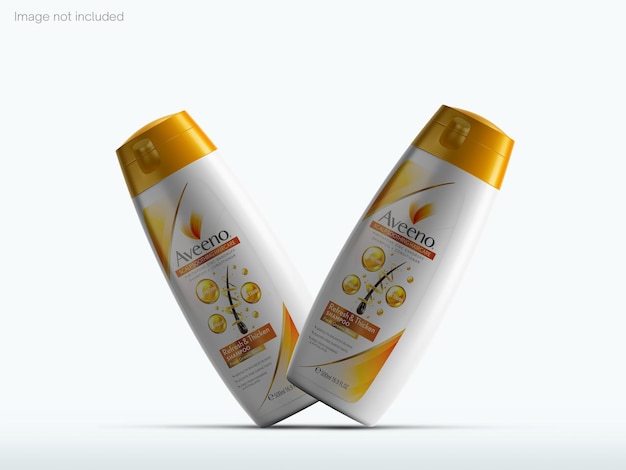 Modelo de botella de champú
