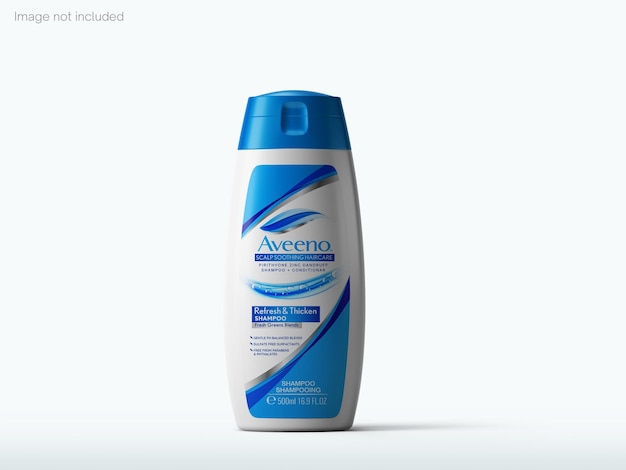 Modelo de botella de champú