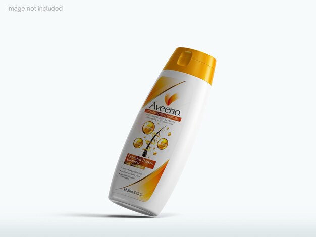 Modelo de botella de champú