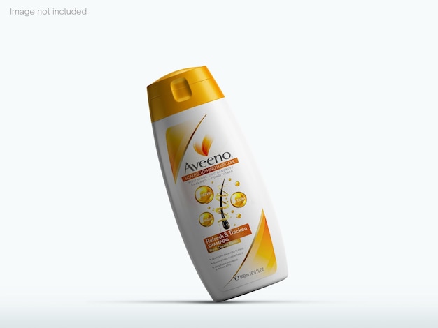 Modelo de botella de champú