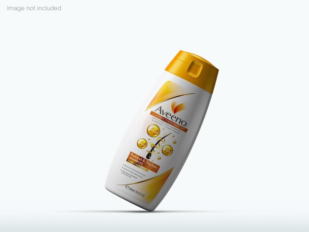 Modelo de botella de champú