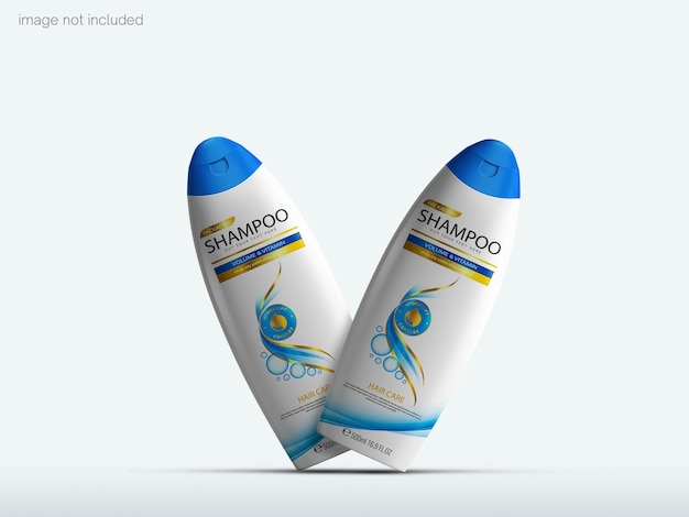 Modelo de botella de champú