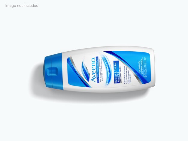 Modelo de botella de champú