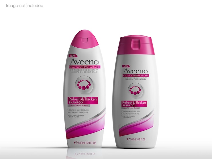 PSD modelo de botella de champú