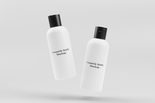 Modelo de botella de cosméticos