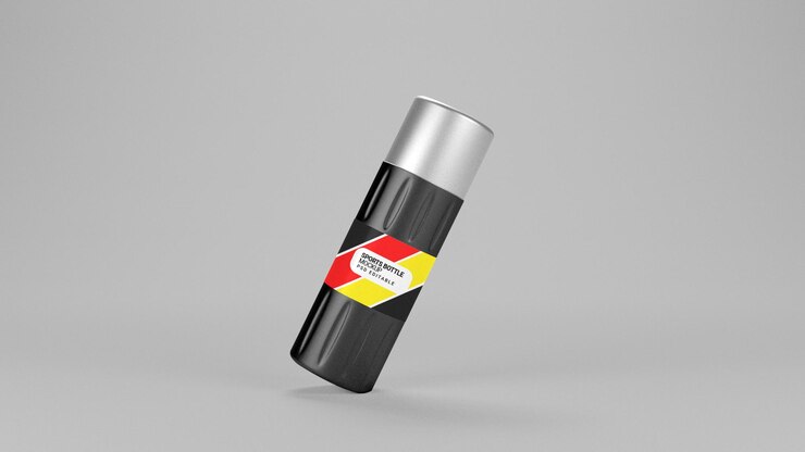 PSD modelo de botella deportiva de psd