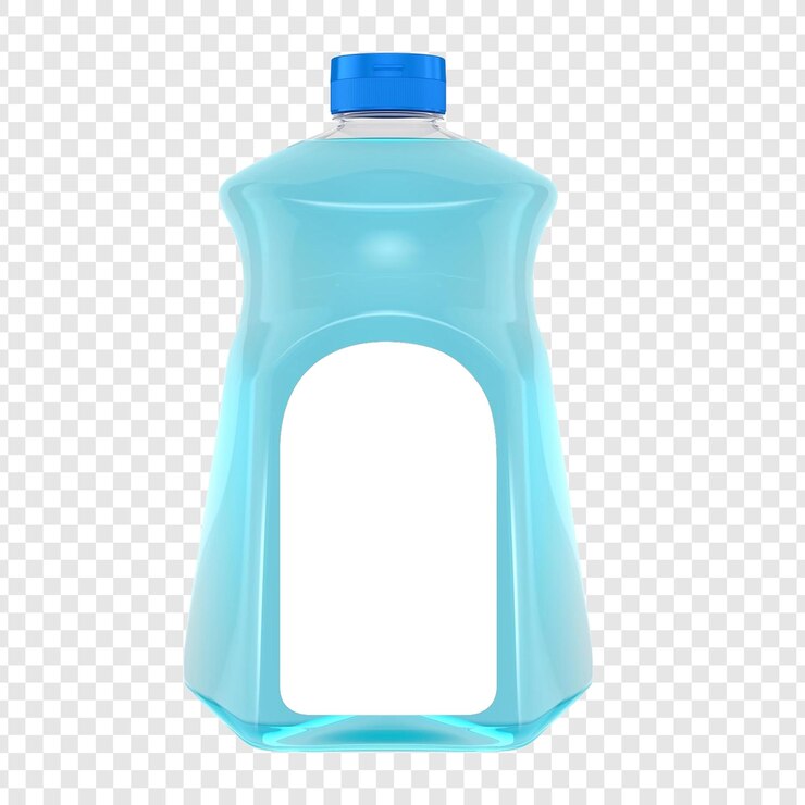 PSD modelo de botella con fondo transparente