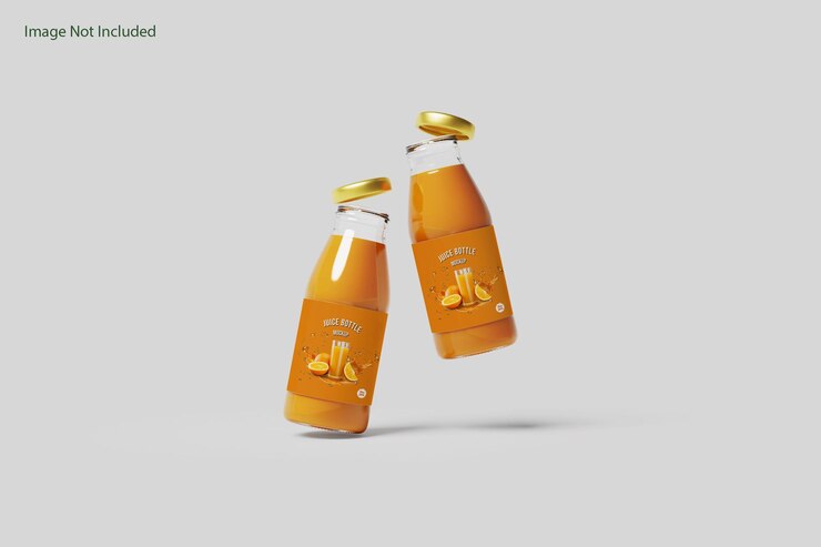 Modelo de botella de jugo