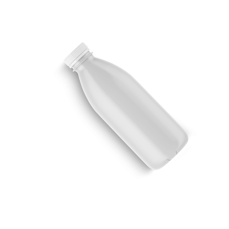 PSD modelo de botella de plástico
