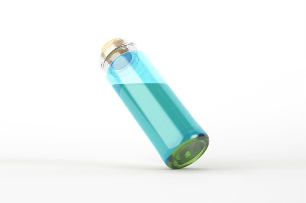Modelo de botella de vidrio