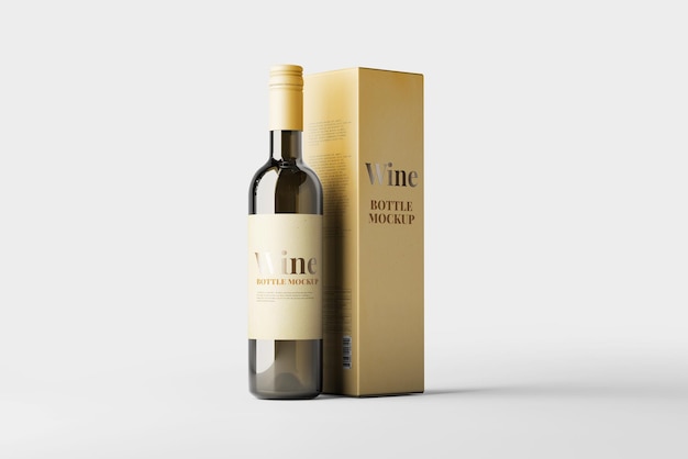 Modelo de botella de vino